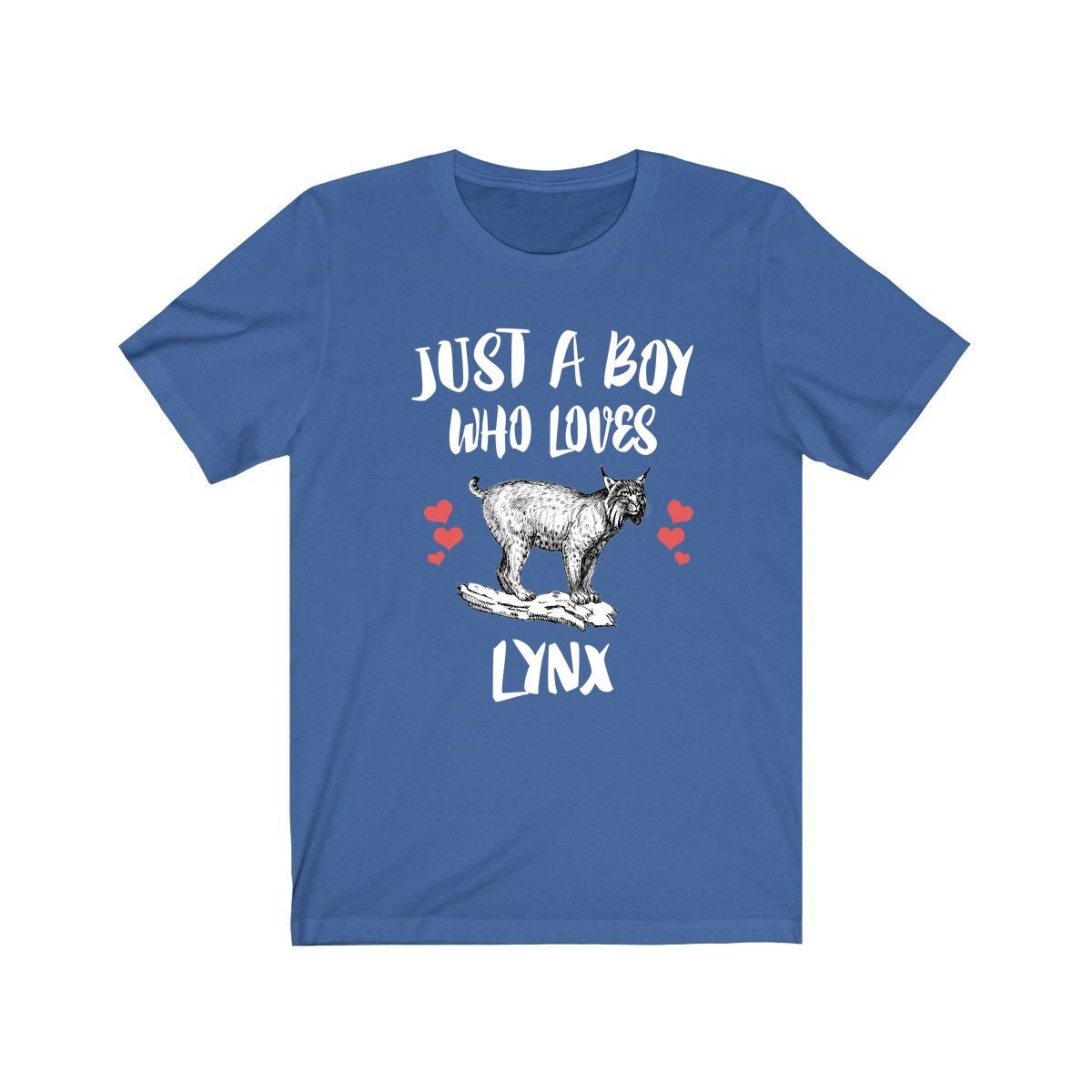 Just A Boy Who Loves Lynx Shirt, Lynx Lover Shirt, Lynx Shirt, Lynx Lover Gift, Animal Adult Kids T-Shirt Image 2