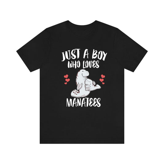 Manatee T-Shirt for Boys - manatee print design