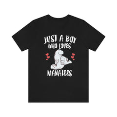 Manatee T-Shirt for Boys - manatee print design