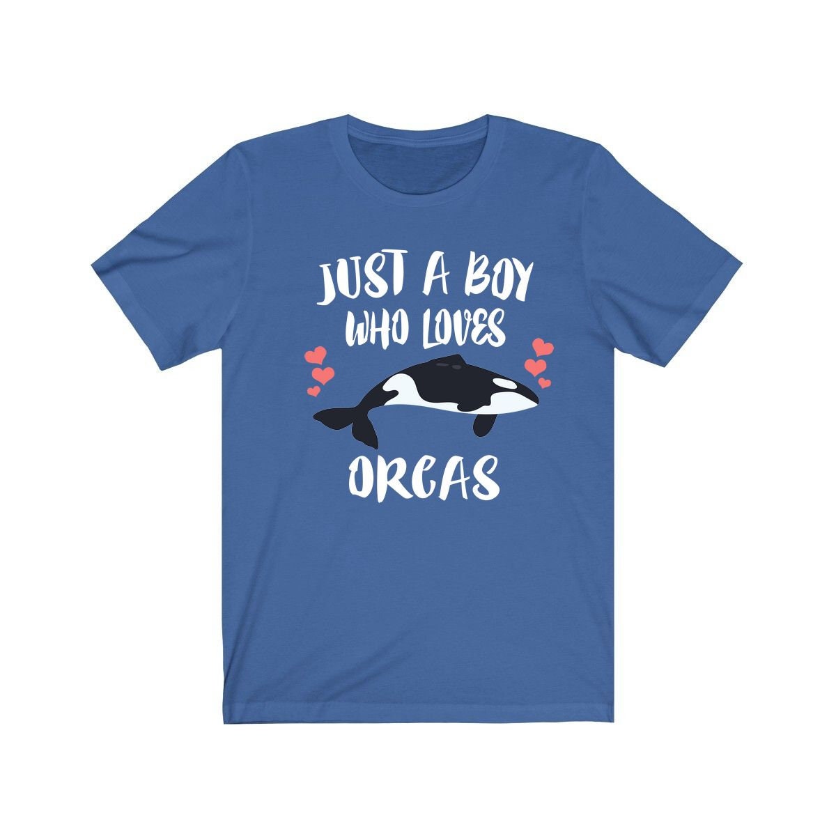 Just A Boy Who Loves Orcas Whales Shirt, Orca Lover Shirt, Orca Shirt, Whale Lover Gift, Animal Adult Kids T-Shirt Image 1