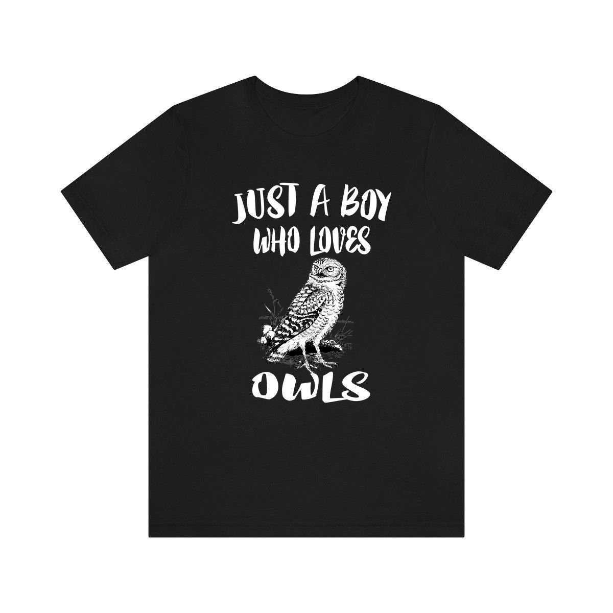 Just A Boy Who Loves Owls Birds Shirt, Owl Lover Shirt, Birding Shirt, Owl Lover Gift, Animal Adult Kids T-Shirt Image 2