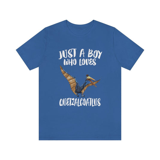 Just A Boy Who Loves Quetzalcoatlus Shirt - Quetzalcoatlus print design