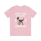 Just A Boy Who Loves Velociraptors Dinosaur Shirt, Velociraptor Lover Shirt, Dinosaur Shirt, Velociraptor Lover, Animal Adult Kids Shirt Image 2