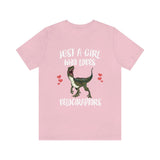 Just A Girl Who Loves Velociraptor Dinosaur Shirt, Velociraptor Lover Shirt, Dinosaur Lover Gift, Velociraptor Gift Adult Toddler Kids Shirt Image 4