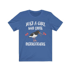 Just A Girl Who Loves Oystercatchers Birds Shirt - oystercatcher print design