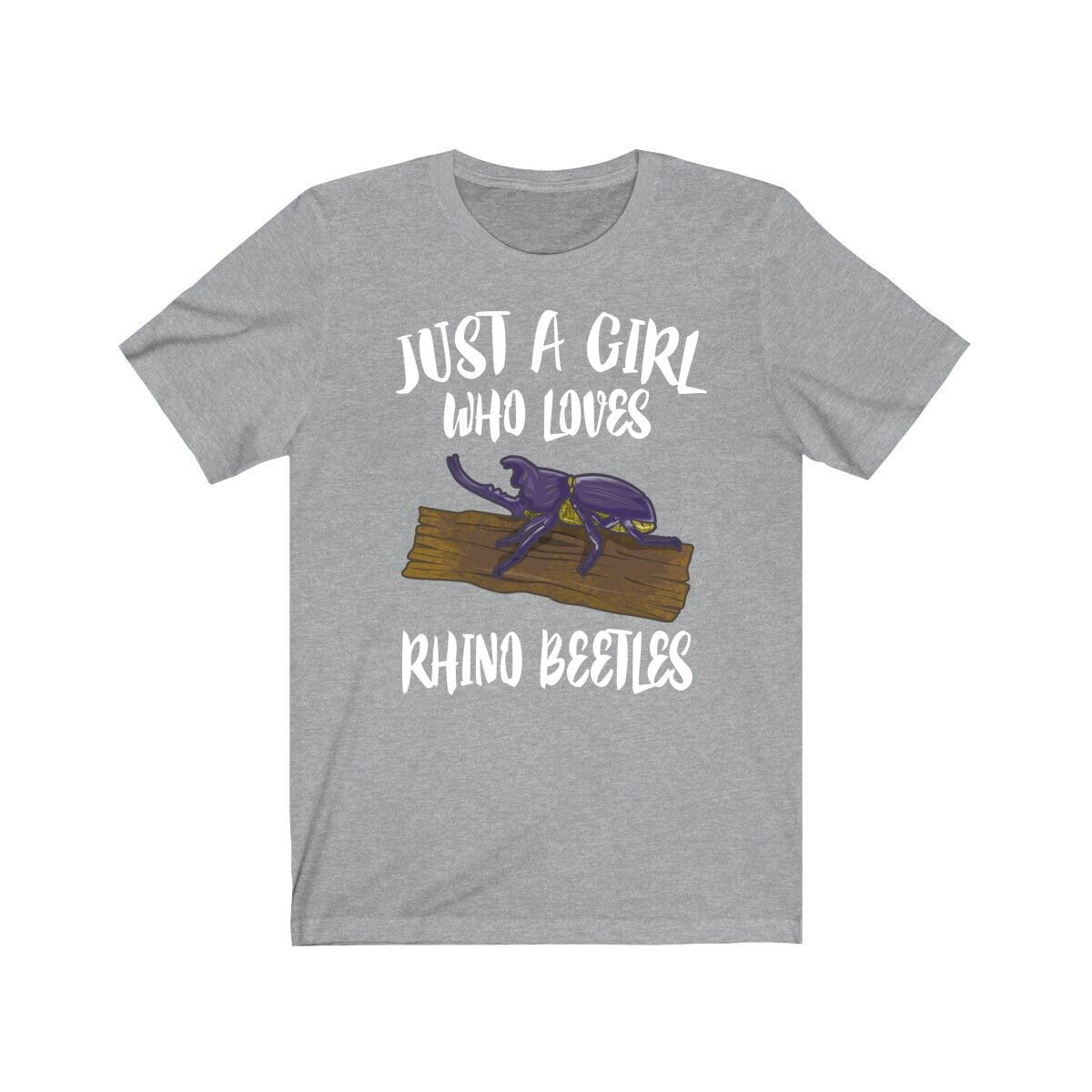 Just A Girl Who Loves Rhino Beetles Shirt, Rhino Beetle Lover Shirt, Rhino Beetle Lover Gift, Rhino Beetle Shirt, Animal Adult Kids Image 1