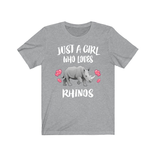 Just A Girl Who Loves Rhinos Shirt - rhino print design