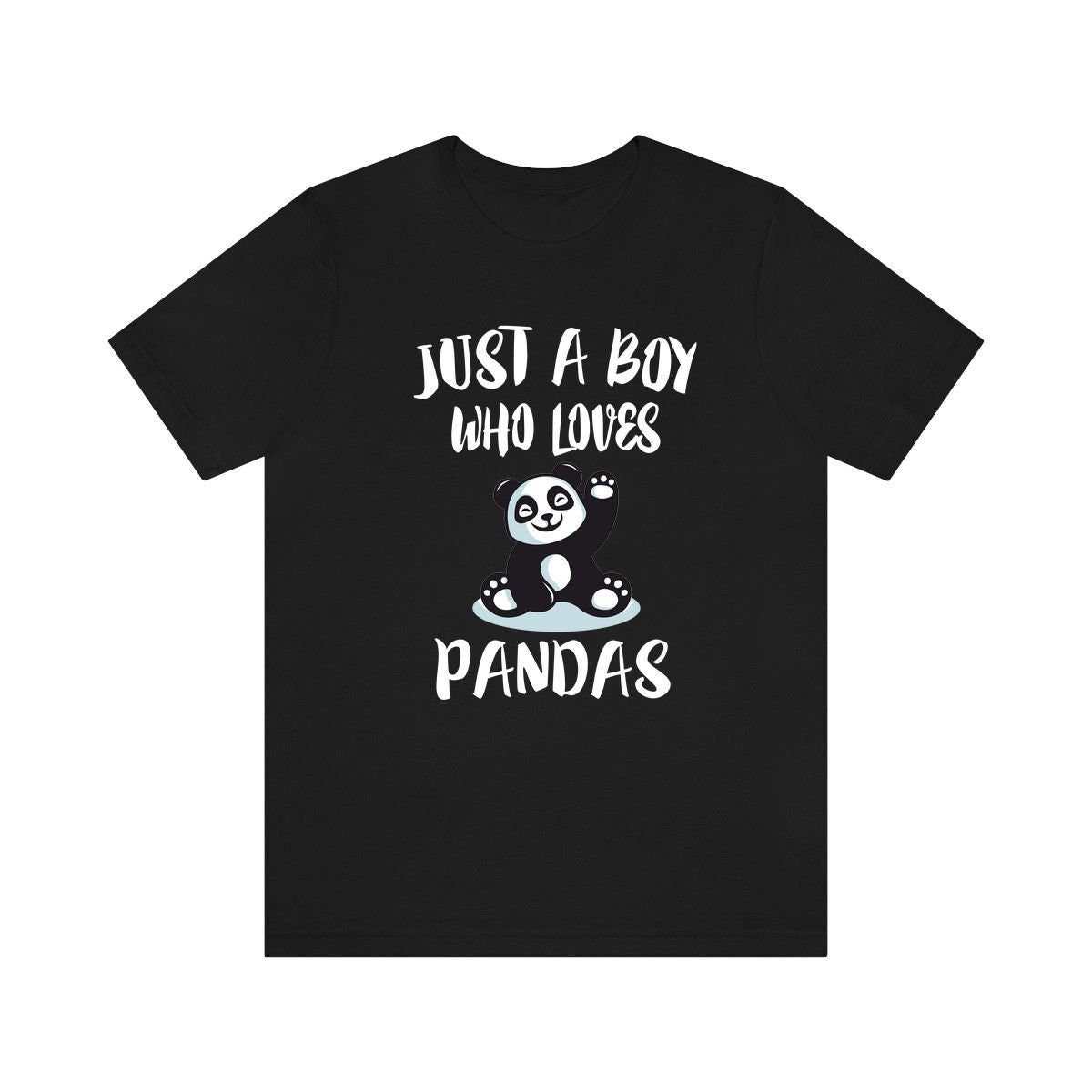 Just A Boy Who Loves Pandas Shirt, Panda Lover Shirt, Panda Shirt, Panda Gift, Animal Adult Kids T-Shirt Image 2