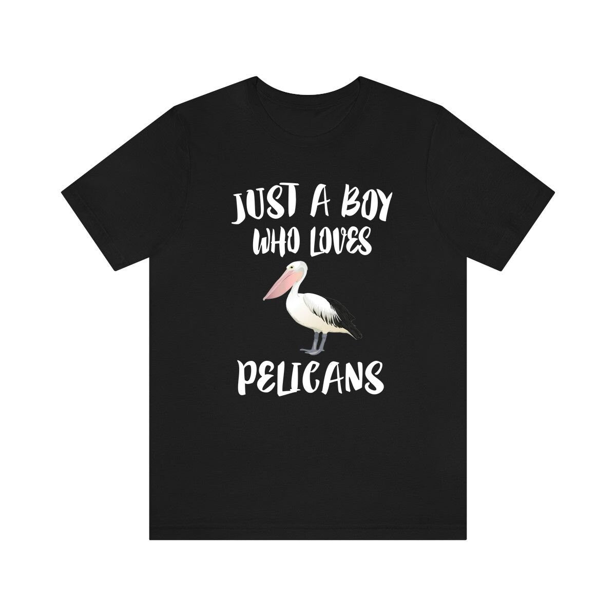 Just A Boy Who Loves Pelicans Shirt, Pelican Lover Shirt, Birding Shirt, Pelican Lover, Animal Adult Kids Shirt Image 2