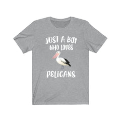 Just A Boy Who Loves Pelicans Shirt - pelican print design