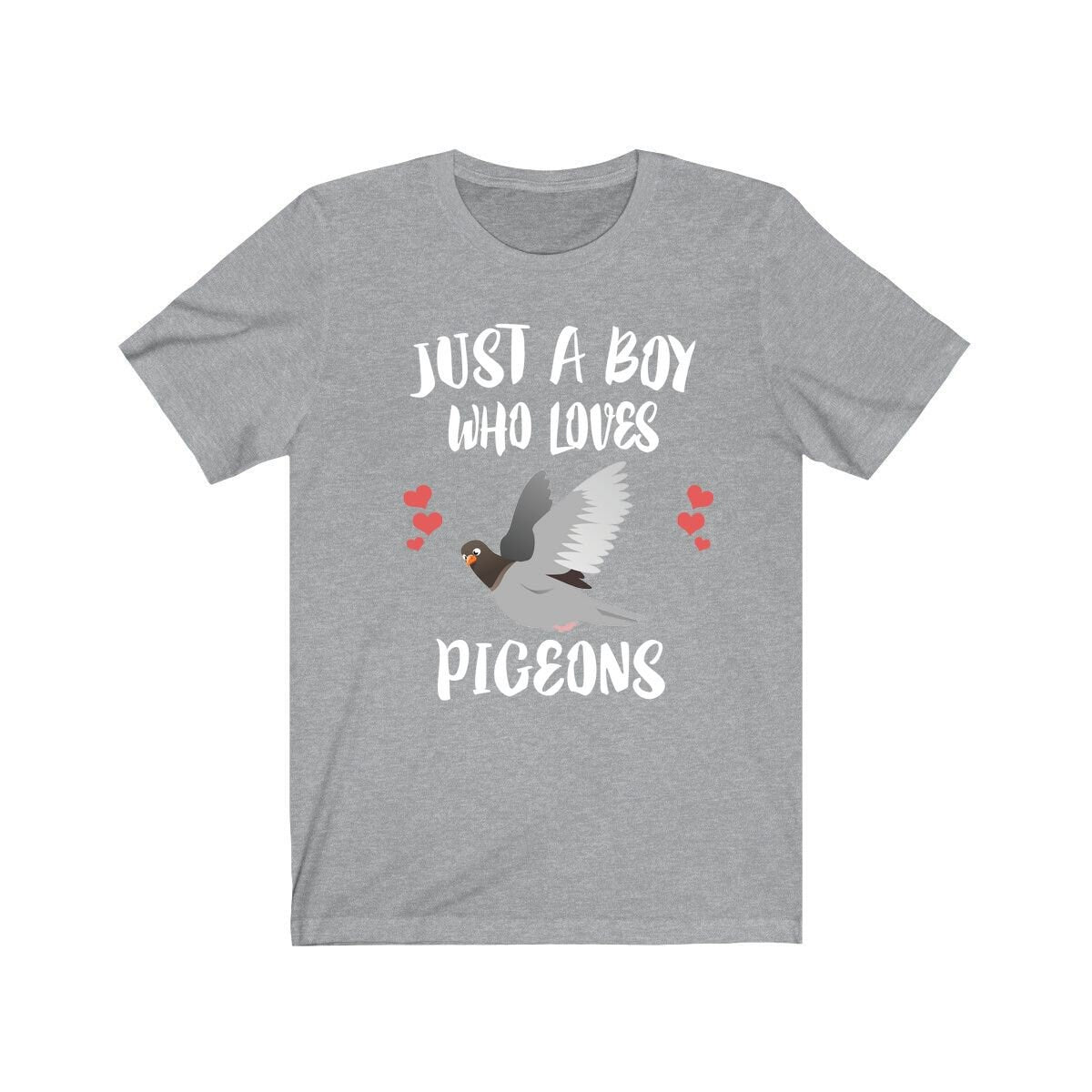 Just A Boy Who Loves Pigeons Shirt, Pigeon Lover Shirt, Birding Shirt, Pigeon Lover, Animal Adult Kids Shirt Image 3
