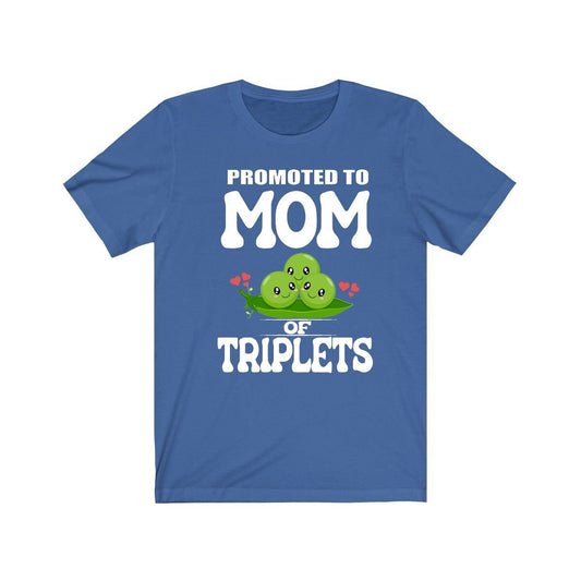 Promoted To Mom Of Triplets Shirt - mom of triplets design
