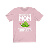 Promoted To Mom Of Triplets Shirt, Mom Of Triplets T-Shirt, Mom Of Triplets Gift Mother Pregnancy Announcement Peas T-Shirt Image 4