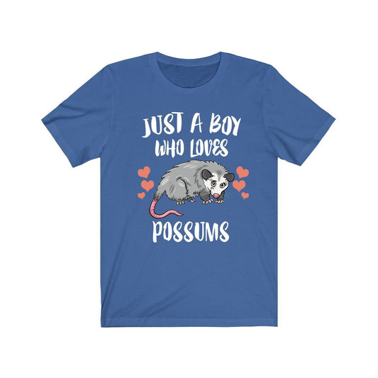 Just A Boy Who Loves Possums Shirt - possum print design