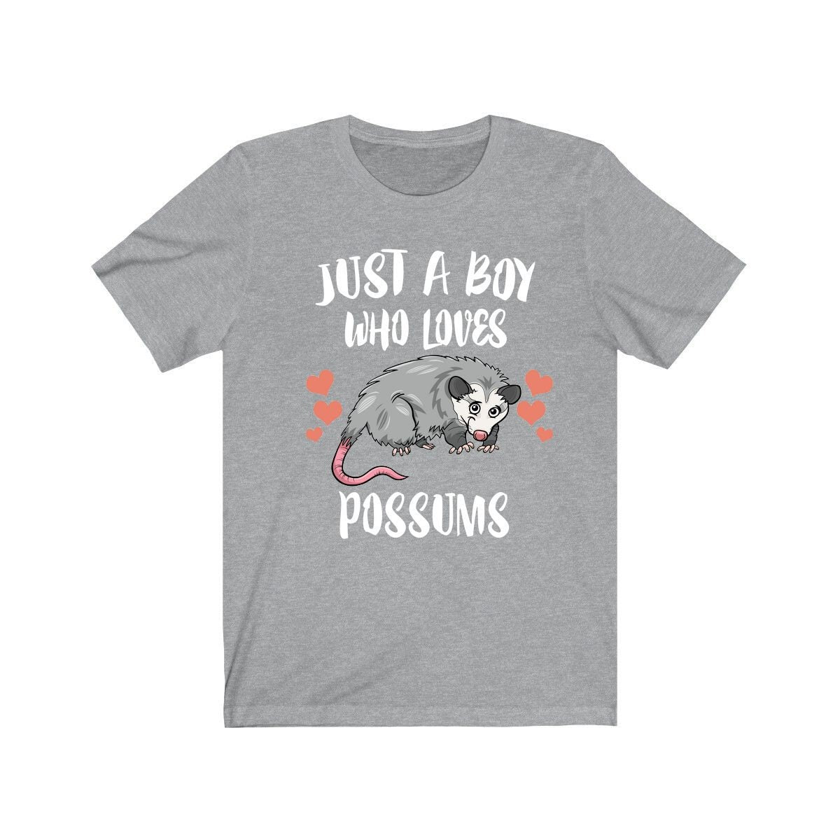 Just A Boy Who Loves Possums Shirt, Possum Lover Shirt, Possum Shirt, Possum Lover Gift, Animal Adult Kids Shirt Image 3