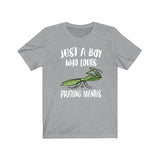 Just A Boy Who Loves Praying Mantis Shirt, Praying Mantis Lover Shirt, Praying Mantis Shirt, Praying Mantis Lover Gift, Animal Shirt Image 3
