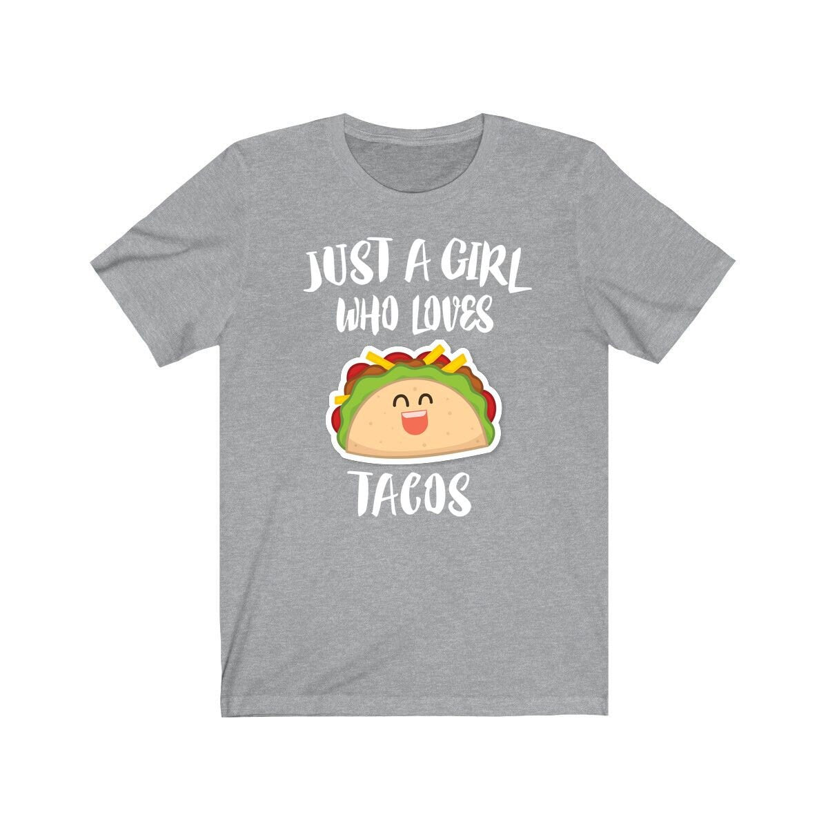 Just A Girl Who Loves Tacos Shirt, Taco Lover Shirt, Taco Lover Gift, Taco Lover Shirt, Taco Shirt, Animal Adult Kids Image 3