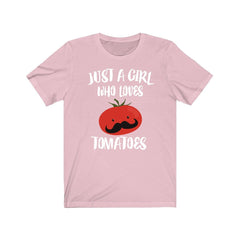 Just A Girl Who Loves Tomatoes Shirt - tomato print design