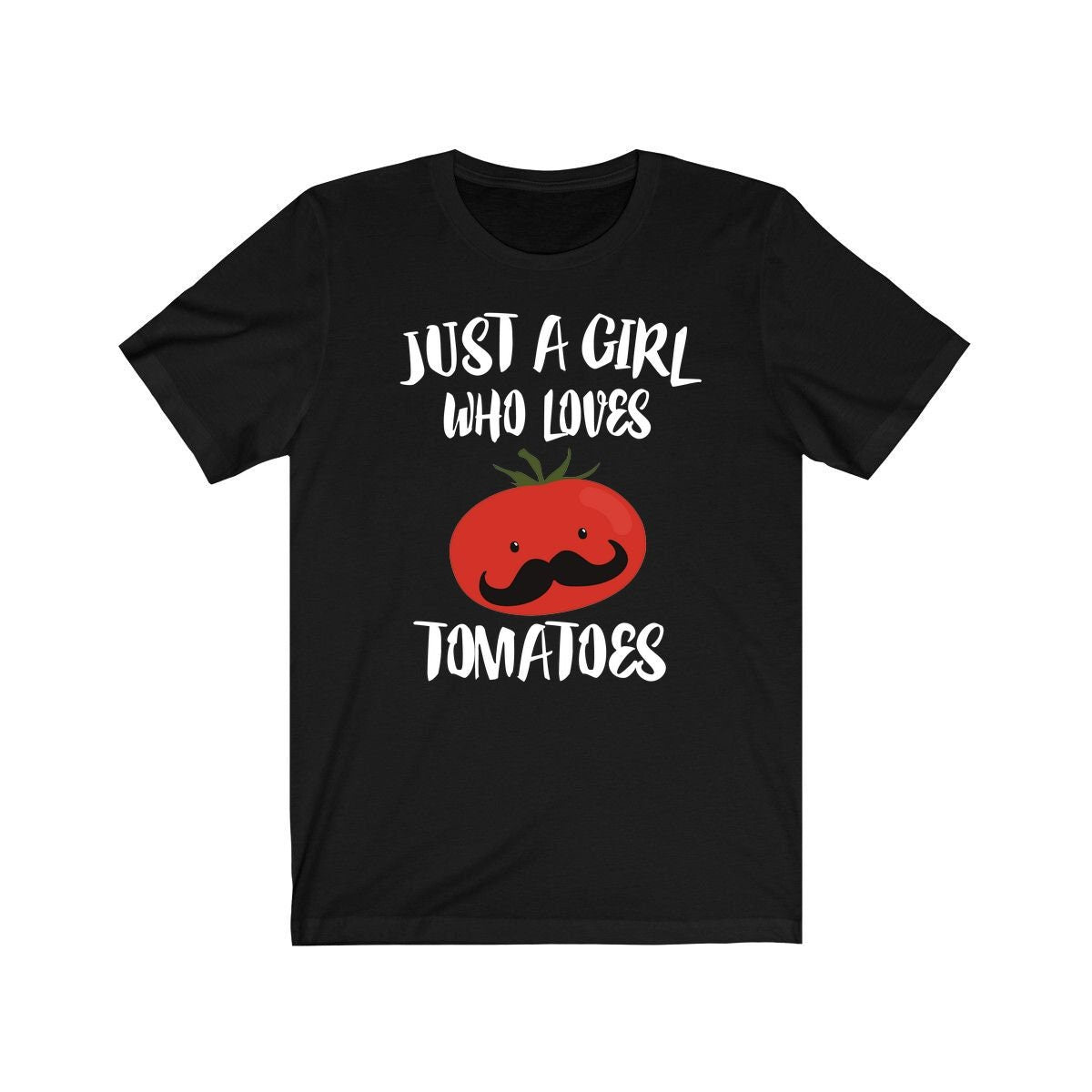 Just A Girl Who Loves Tomatoes Shirt, Tomato Lover Shirt, Tomato Lover Gift, Vegetable Lover Shirt, Vegan Shirt, Animal Adult Kids Image 1