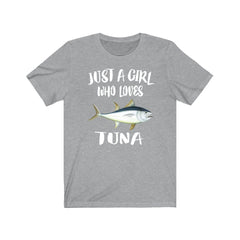 Just a girl who loves tuna fish deep sea ocean fishing tee