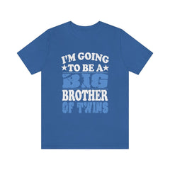 I'm Going To Be A Big Brother Of Twins Shirt - big brother of twins design