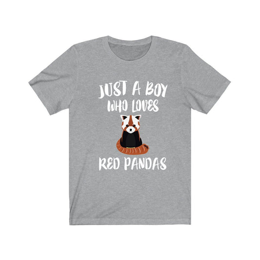 Just a boy who loves red pandas Himalayan bamboo forest animal tee
