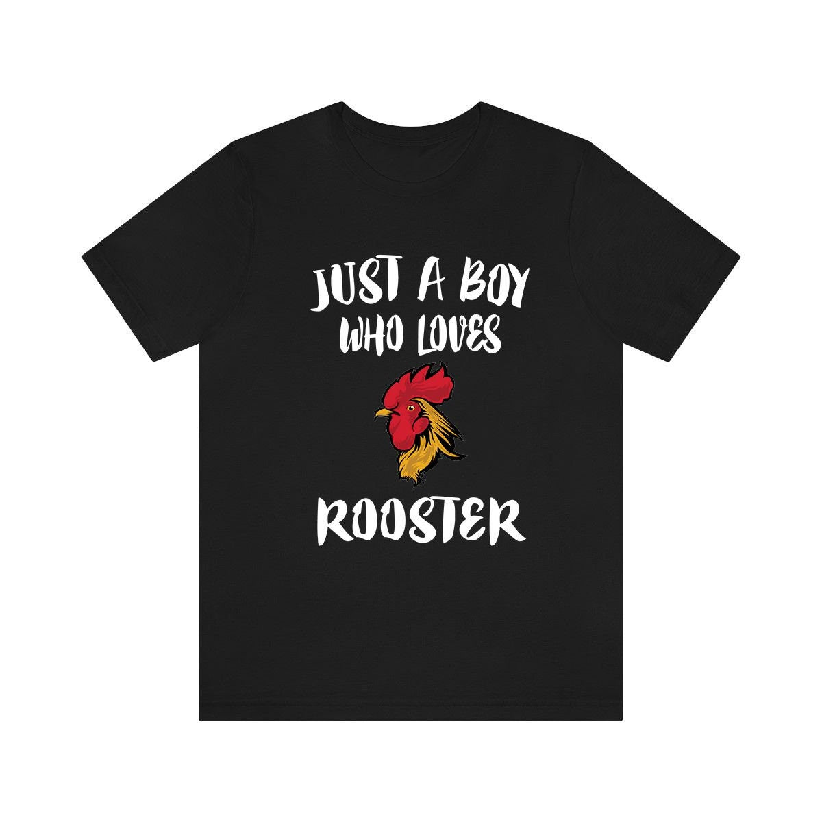 Just A Boy Who Loves Roosters Chicken Shirt, Rooster Lover Shirt, Rooster Shirt, Rooster Lover Gift, Animal Shirt Image 2