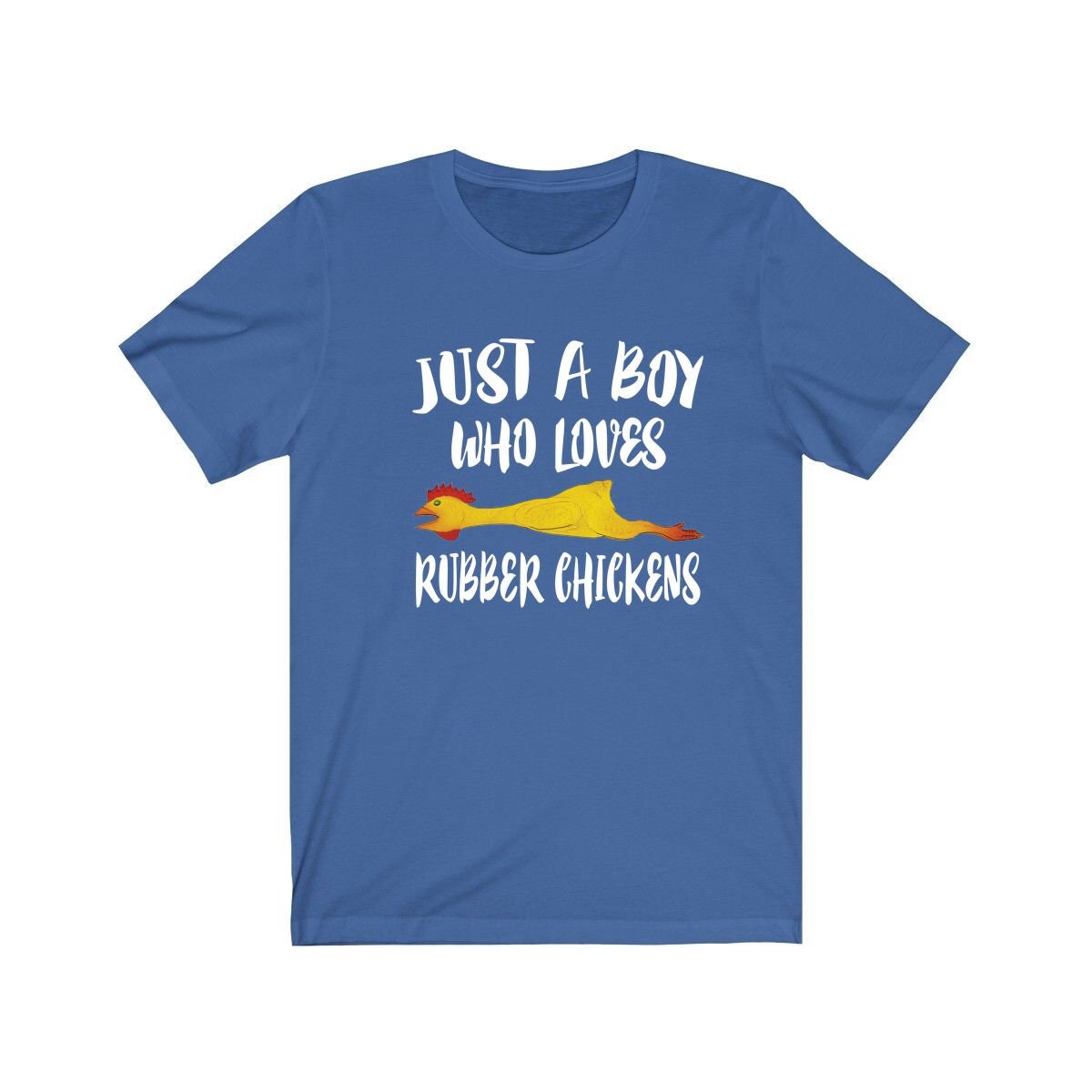 Just A Boy Who Loves Rubber Chicken Shirt, Rubber Chicken Lover Shirt, Rubber Chicken Shirt, Chicken Lover Gift, Animal Shirt Image 2