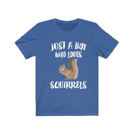 Just A Boy Who Loves Squirrels Shirt - squirrel print design