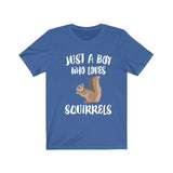 Just A Boy Who Loves Squirrels Shirt, Squirrel Lover Shirt, Squirrel Shirt, Squirrel Lover Gift, Animal Shirt Image 2