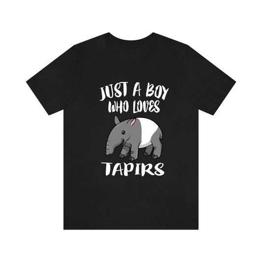 Tapir Lover T-Shirt for Boys - tapir print design