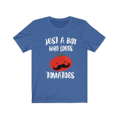 Just A Boy Who Loves Tomatoes Vegetable Shirt - tomato print design