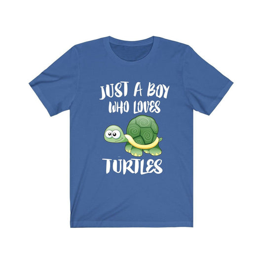 Just A Boy Who Loves Turtles Shirt - turtle print design
