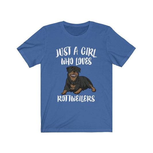 Rottweiler Girl T-Shirt - rottweiler print design