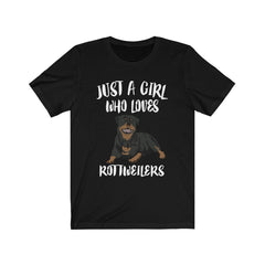 Rottweiler Girl T-Shirt - rottweiler print design