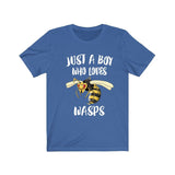 Just A Boy Who Loves Wasps Shirt, Wasp Lover Shirt, Wasp Shirt, Wasp Lover Gift, Animal Shirt Image 2
