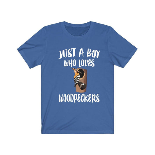 Just A Boy Who Loves Woodpeckers Shirt - woodpecker print design