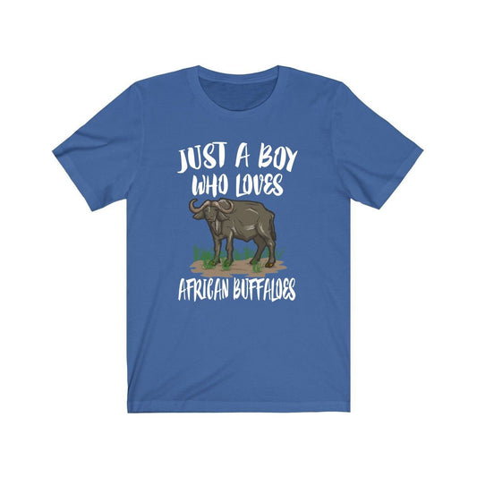 Just A Boy Who Loves African Buffaloes Shirt - African buffalo print design
