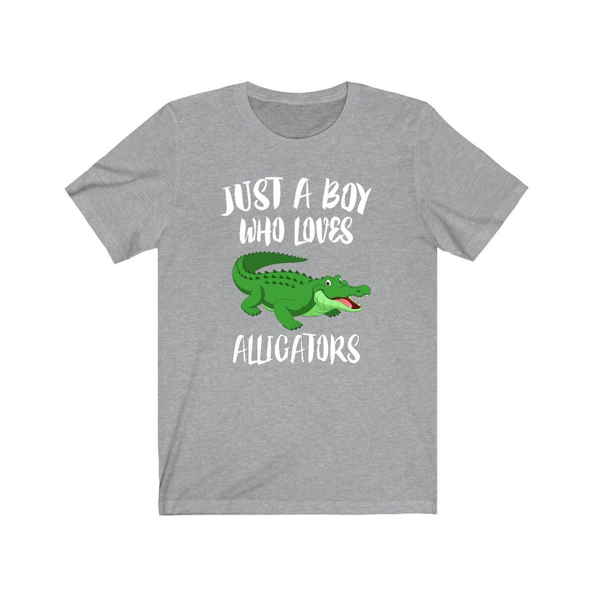 Just A Boy Who Loves Alligators Shirt, Alligator Lover Shirt, Alligator Shirt, Alligator Lover Gift,  Adult Toddler Kids T-Shirt Image 2