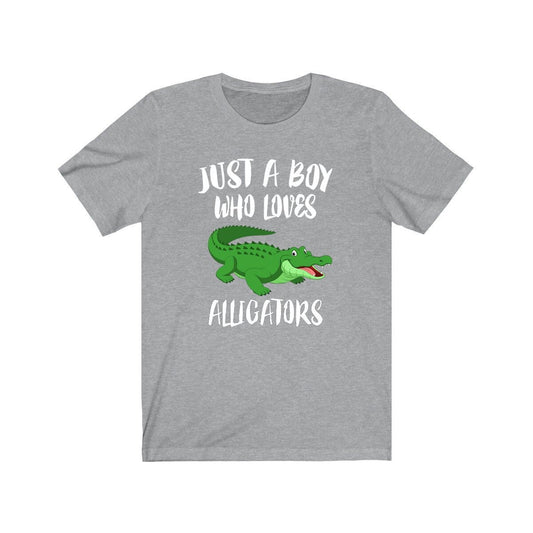 Just A Boy Who Loves Alligators Shirt - alligator print design