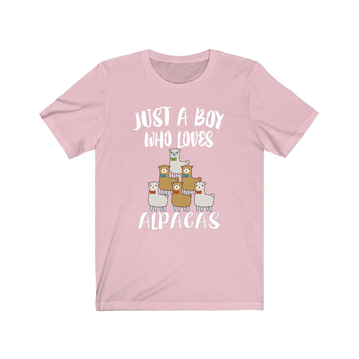 Just A Boy Who Loves Alpacas Shirt, Alpaca Lover Shirt, Alpaca Shirt, Alpaca Lover Gift,  Adult Toddler Kids T-Shirt Image 4