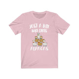 Just A Boy Who Loves Alpacas Shirt, Alpaca Lover Shirt, Alpaca Shirt, Alpaca Lover Gift,  Adult Toddler Kids T-Shirt Image 4