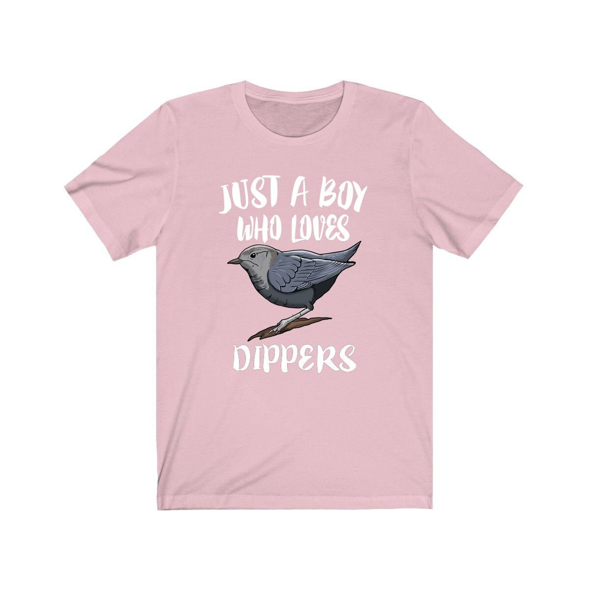 Just A Boy Who Loves Dippers Birds Shirt, Bird Lover Shirt, Birding Shirt, Birding Lover Gift,  Adult Toddler Kids T-Shirt Image 4