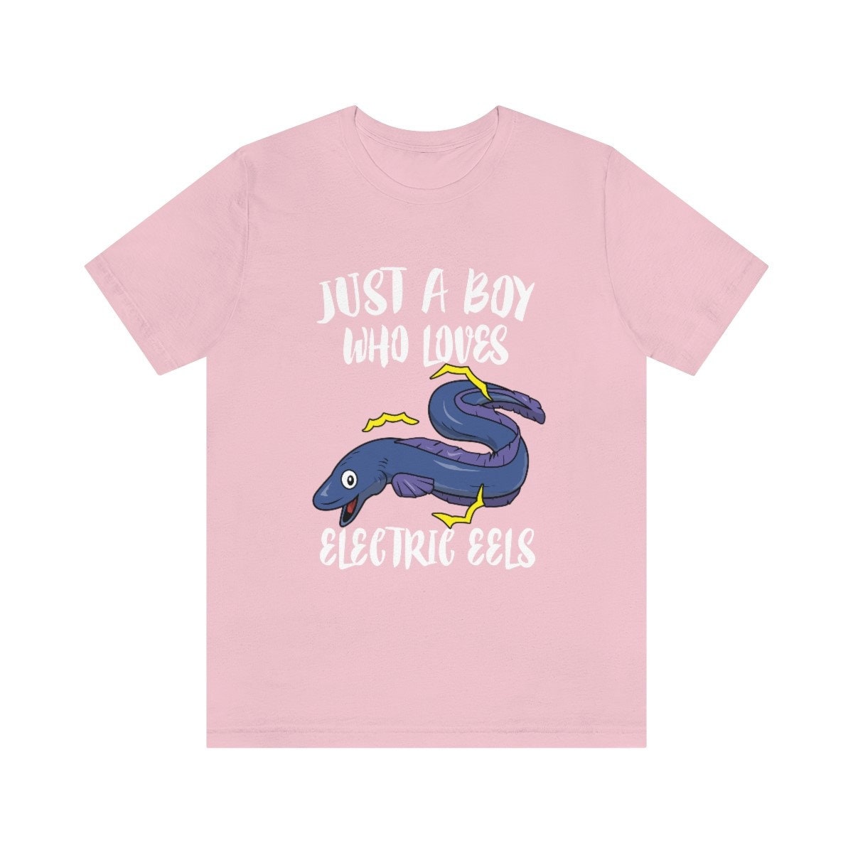 Just A Boy Who Loves Electric Eels Shirt, Electric Eel Lover Shirt, Electric Eel Shirt, Eel Gift, Animal Adult Kids T-Shirt Image 4