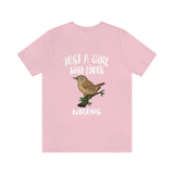 Just A Girl Who Loves Wrens Birds Shirt, Wren Lover Shirt, Birding Gift, Bird Lover Shirt,  Adult Toddler Kids Gift T-Shirt Image 4