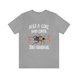 Just A Girl Who Loves Zebra Cockroaches Shirt, Cockroach Shirt, Cockroach Lover Gift, Cockroach Lover Shirt,  Adult Toddler Gift T-Shirt Image 1