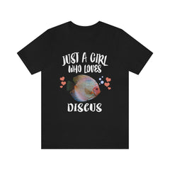 Discus Fish T-Shirt for Girls - discus fish print design