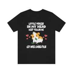Little Voices Get More Guinea Pigs Shirt - guinea pig print design