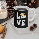 I Love Guinea Pigs Mug, Guinea Pig Owner Mug, Guinea Pig Lover Gift, Guinea Pig Mug, Animal Image 2