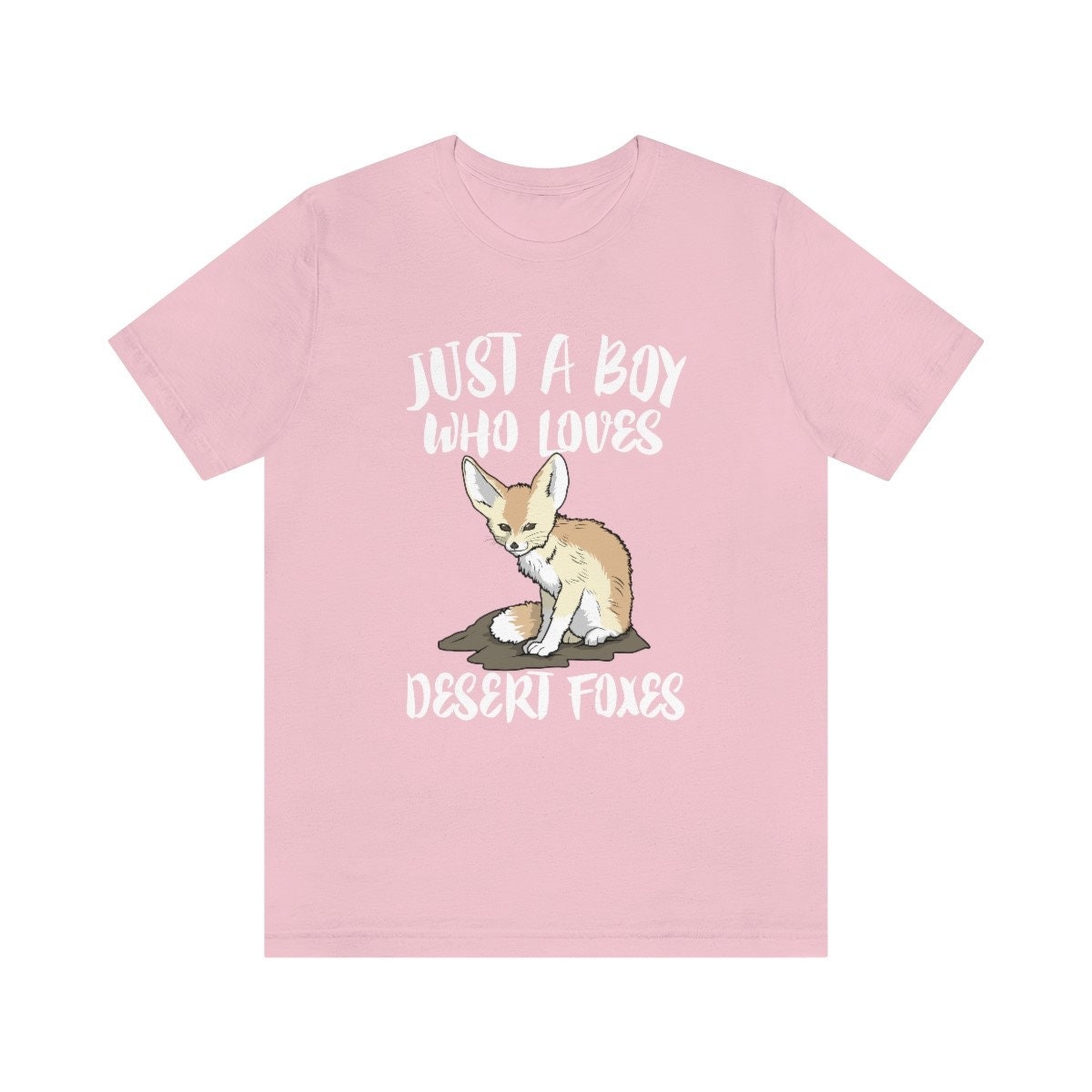 Just A Boy Who Loves Desert Foxes Shirt, Desert Fox Lover Shirt, Fox Shirt, Fox Gift, Animal Adult Kids T-Shirt Image 4